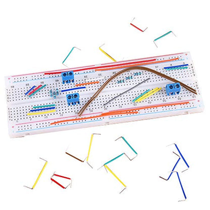 Jumper Wire Kit - 840 Piece Breadboard Jumper Wire Set, 14 Assorted Lengths for Prototyping