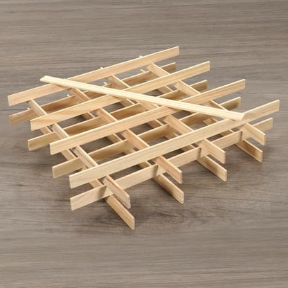 Wood Strips Slats for Crafts, Wood Trim Planks for Wall 1/8"x 3/4" x 15", 20 PCS Flat Wooden Dowels Wooden Sticks for Crafts, Unfinished Pine Lumber Pieces for Crafting, Woodworking Models Making - size: 1/8x3/4x15 in-20 PCS