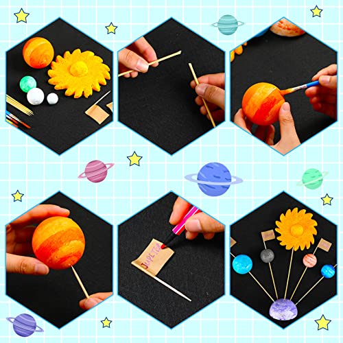 55 Pcs Solar System Mode Kit for School Science Project