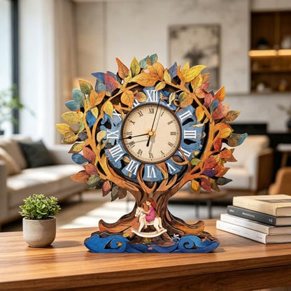 3D Wooden Puzzle for Adults - Tree of Life Clock - color: Tree of Life