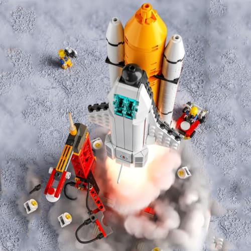 Vilbocr StellarX Spacecraft Building Blocks for Kids Ages 6-12 | 107-Piece STEM Toy Rocket Ship Set | Creative Construction Kit for Space Exploration, Birthday Gift & Classroom Activity - color: Spacecraft