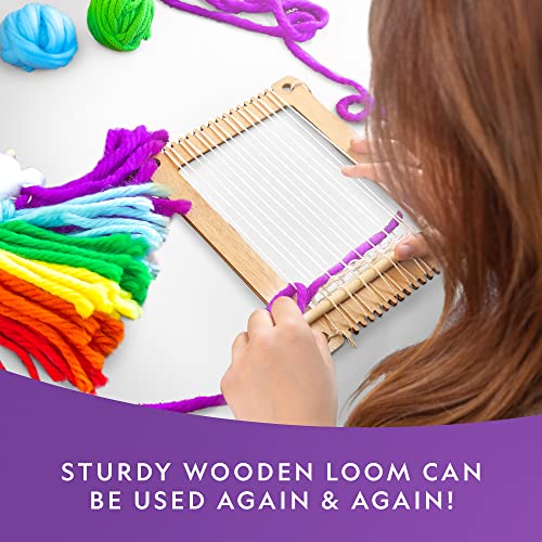 National Geographic Wooden Loom Weaving Arts and Crafts Kit for Kids - style: Weaving Loom Kit