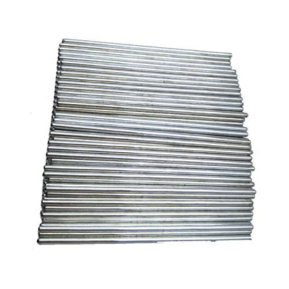 EUDAX 100Pcs STEM Toys Shaft Round Rod Axles for DIY Toy RC Car Boat Helicopter Model Part (2mmx70mm) - style: 2mmx70mm
