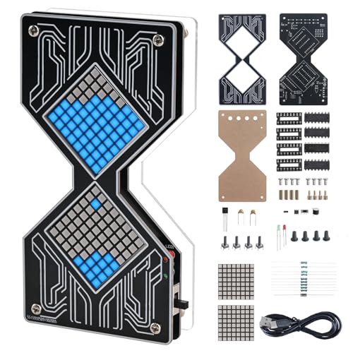 Electronic Hourglass Soldering Prpject Kit, 1-99 Minute Countdown Timer