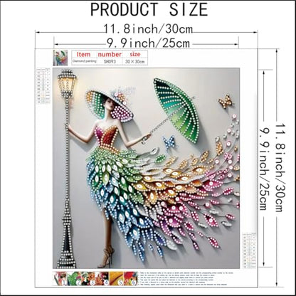 Diamond Painting Kits for Adults,Special Shape Diamond Art Kits 12 X 12inch - color: SH093