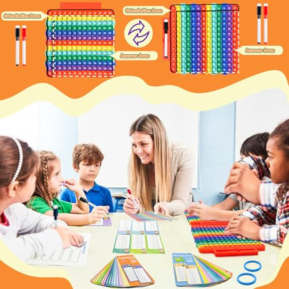 Addition Flash Cards + Multiplication Flash Cards + Math Board - color: C+j+p