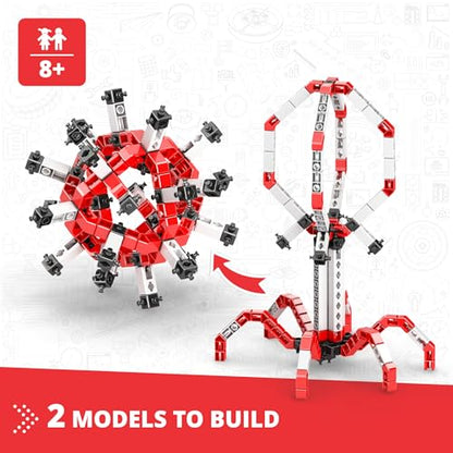 Engino STEAM Labs, How Viruses Work, STEAM Toys for Ages 8+, Experiment & Art Activities, STEM Project for Girls & Boys, Learning & Education Toys, 2 Model Building Set - style: How Viruses Work?