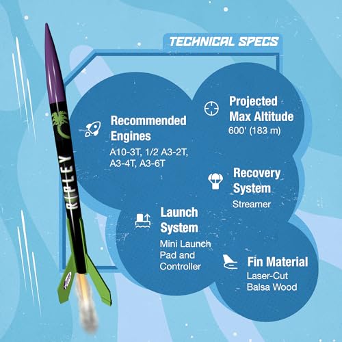 Estes 0653 Ripley Rocket Intermediate Model-Rocket Kit