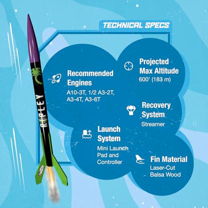 Estes 0653 Ripley Rocket Intermediate Model-Rocket Kit