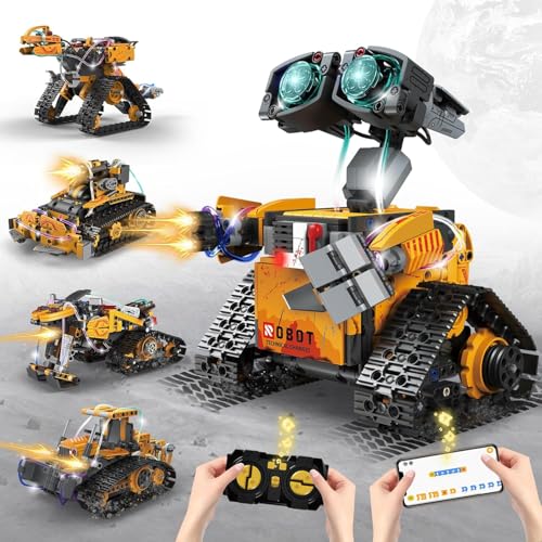 STEM Robot Building Kit, Educational Science Coding Robots Toy Building Set