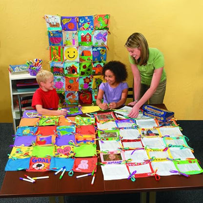 Fun Express DIY Knot Tie Quilt Kit for Kids