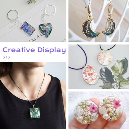 HeyClear 300g UV Resin Molds Kit with Light for Jewelry Making, Keychains - size: 300g