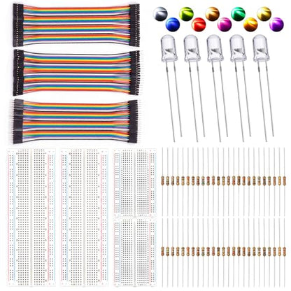 Chumia 1324Pcs Electronics Components Compatible with Arduino Raspberry Pi