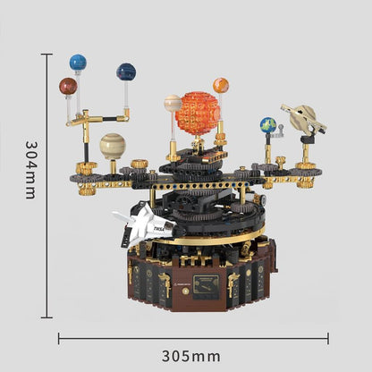 Electric Solar System -Building Blocks,1098 PCS STEM Space Model for Adults - color: Solar System