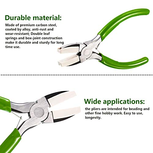 Mudder 2 Pcs Jewelry Making Tool 6 in 1 Bail Making Plier, Blue and Green - color: Blue and Green