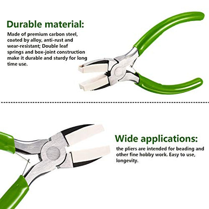 Mudder 2 Pcs Jewelry Making Tool 6 in 1 Bail Making Plier, Blue and Green - color: Blue and Green
