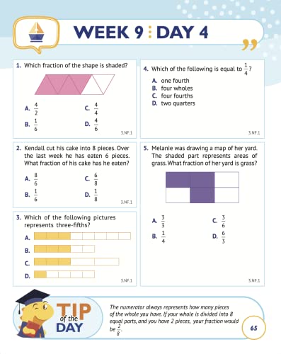 3rd Grade Common Core Math: Daily Practice Workbook - Part I: Multiple Choice | 1000+ Practice Questions and Video Explanations | Argo Brothers (Next Generation Learning Standards Aligned (NGSS))