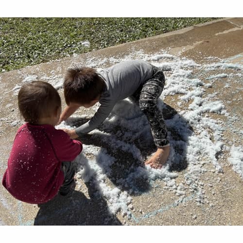 20-Pack Instant Snow Powder for Kids - Makes 40 Cups of Fluffy Fake Snow - Just Add Water! Perfect for Cloud Slime, Sensory Play, and Holiday Decorations - USA Lab-Tested & Non-Toxic