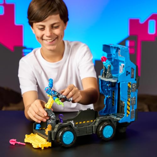 MRBEAST LAB Hybrids Mobile Battle Lab, MEGA-TECH Hybrid Figure, Toy Vehicle