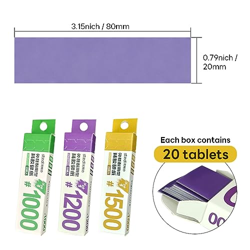 stedi Hobby Model Tools Adhesive Sandpaper#1000#1200#1500(60PCS) - style: Adhesive Sandpaper#1000#1200#1500(60PCS)