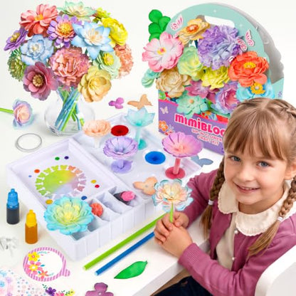 Mimiblooms Paper Flowers Science Kit for Girls for Girls 6 7 9 10 11 Years