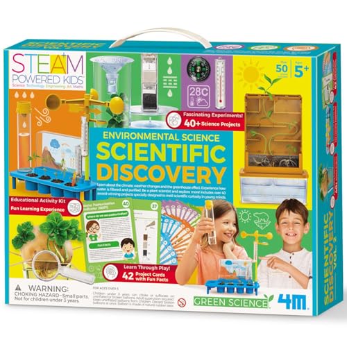 Innovative STEAM Environmental Science Discovery Kit Volume 2 - Over 40 Experiments on Climate & Ecology - Ideal for Classroom or Home Learning - style: Scientific Discovery Vol2
