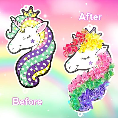 Poke-in Craft and Art Kit- Magical Dream Decor,Arts and Crafts,DIY Craft Kits,Mess-Free Fun for Kids,Art Activity Birthday Christmas Gift Ideas for Children,Toys for Girls and Boys Ages 4-10+ - style: Dream Decor