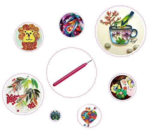 4 Pcs Paper Quilling Tools Slotted Kit Rolling Curling Stainless Steel