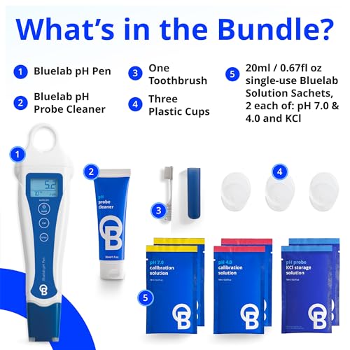 Bluelab pH Pen Meter and Probe Care Kit pH for Optimal Plant Health - style: PH PEN + CARE KIT PH