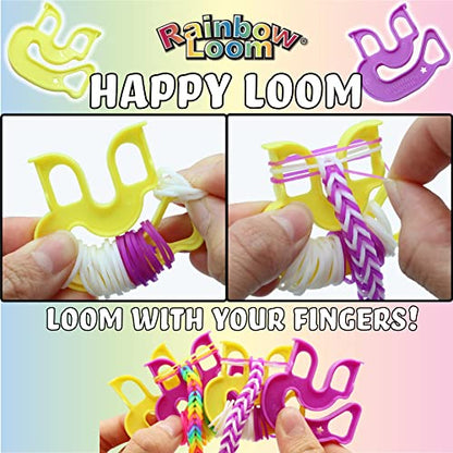 Rainbow Loom Duo Combo with 4,000 Jewel Rubber Bands & Organizer Case