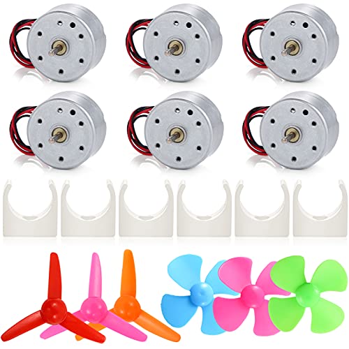 Sntieecr 6Set Mini Generator Motors 3V-12V DC Motor, Wind Turbine Generator - style: 18 x Electric Circuit Kit
