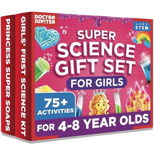Doctor Jupiter Super Science Gift Set for Girls Ages 4+, Birthday Gift - style: Super Science Gift Set for Girls: 4+