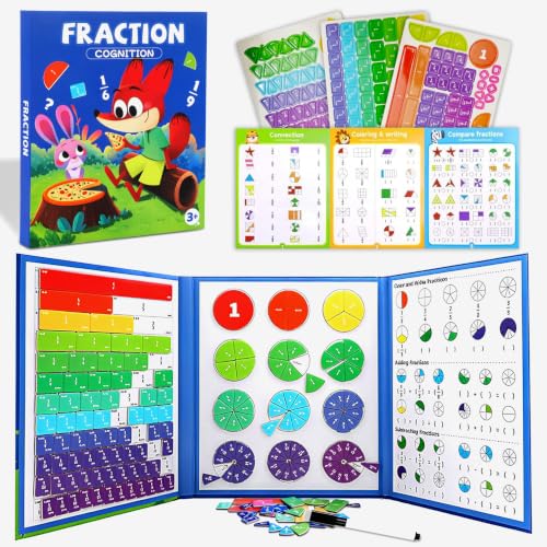 Magnetic Fraction Educational Puzzle, Magnetic Fraction Playbook