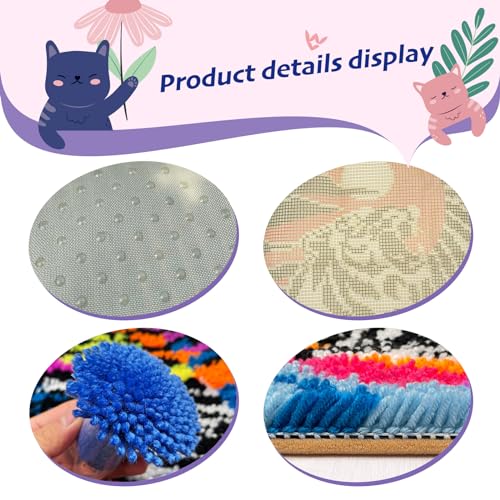Ginkgo Leaf Latch Hook Kits for Adults Kids Beginners Fall Latch Hook Rug Kit Autumn Pre-Printed Hook and Latch Carpet Making Kits Cross-stitch DIY Wall Hanging Crochet Set 20x15 In. Craft Gift - color: Ginkgo Leaf Rug