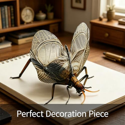 3D Acrylic Insect Puzzle DIY Bug Model Kit Animal STEM Gift - color: Bell Cricket