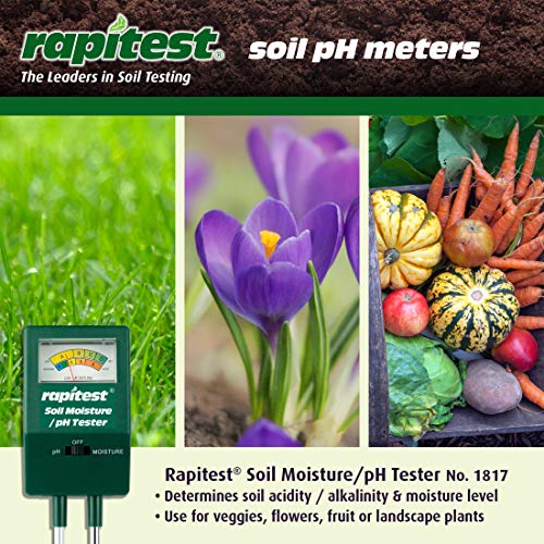 Luster Leaf 1817 Rapitest Soil pH/Moisture Tester, Black - style: pH/Moisture Tester