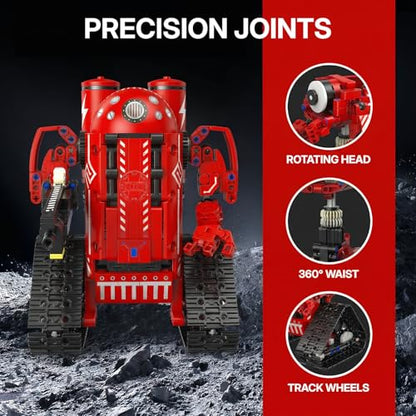 Robot Building Kit, 5-in-1 Programmable Robot Kit, App Coding