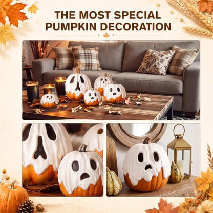 Halloween Air Dry Clay Ghost Pumpkin DIY Crafting Kit