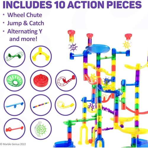 Marble Genius Marble Run Booster Set, 20 Pieces - STEM