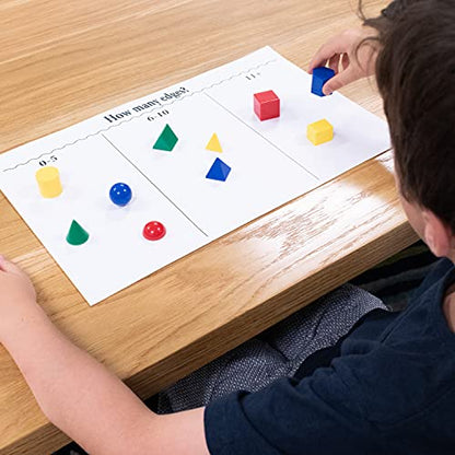 LEARNING ADVANTAGE edxeducation Mini Geometric Solids, Set of 40