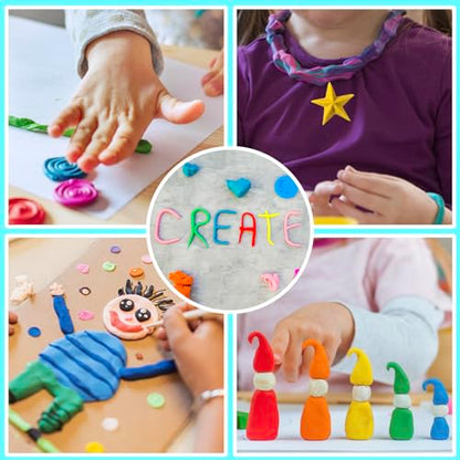 ESSENSON Air Dry Clay 180 Colors, Modeling Clay for Kids - color: 180 Colors