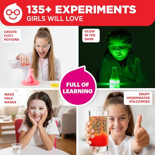 Doctor Jupiter Girls' Ultimate Science Experiments Kit for Kids Ages 8+ - style: Ultimate Girls' Science Kit: 8+