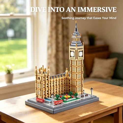 London Big Ben Micro Building Blocks Set 4112 PCS DIY Collectible Model