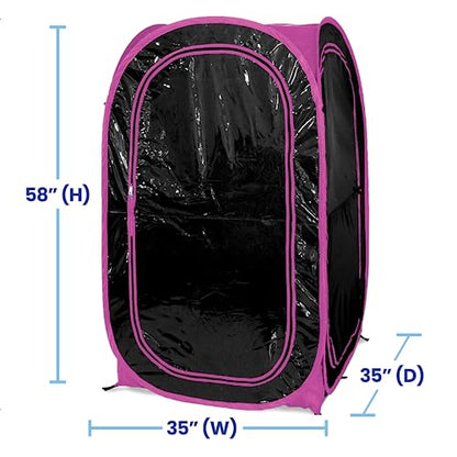 WeatherPod® MyPod™ 1-Person Tinted Window Pop-Up Sports Shelter - style: Pink