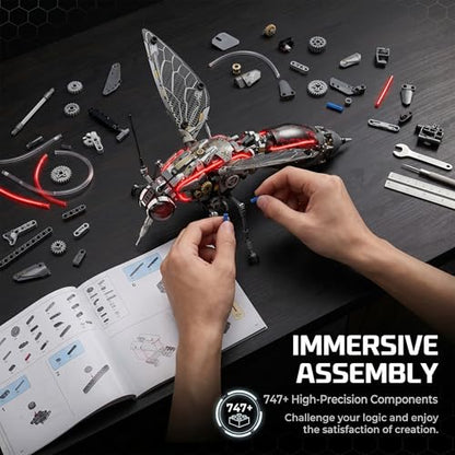 Mechanical Mosquito Building Set for Adults - color: Grey
