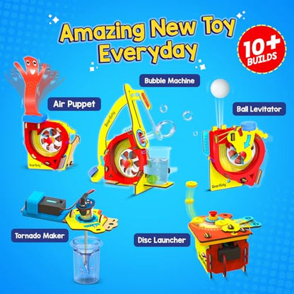 Smartivity 10-in-1 Motor Powered Gadgets Kit for Kids 6-12