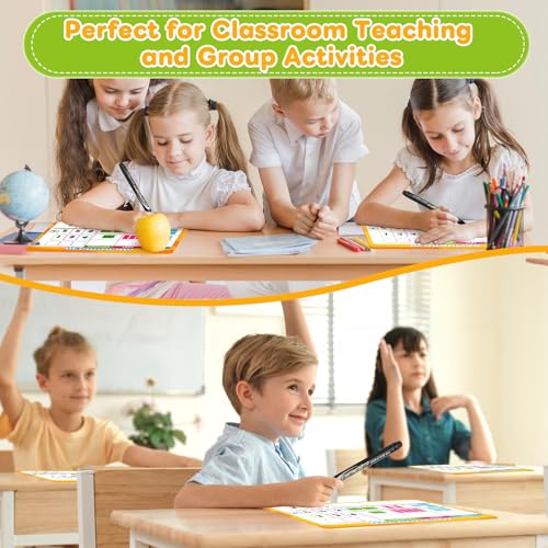 12 Packs Place Value Chart, Math Manipulatives Math Games for Kids