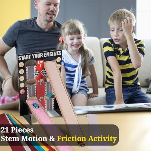 Fun Express STEM Motion & Friction Science Kit for Kids Age 5-12