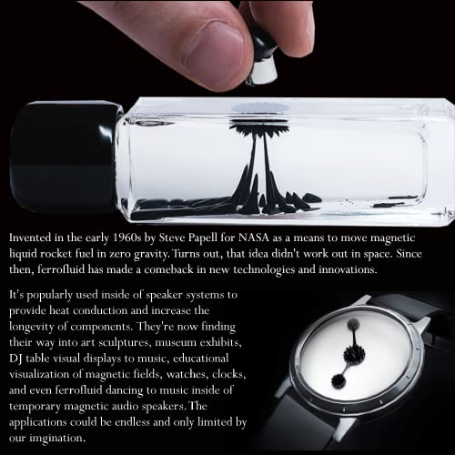 CMS MAGNETICS - (2oz Kit) Ferrofluid Science Experiment Kit for Education in Magnetism - Includes: 2 Fluid Ounce (59mL) Bottle of Ferrofluid, Gloves, Pipette, Petri Dishes - size: 2 fluid oz (59mL), style: Basic Fluid Kit
