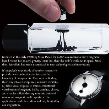 CMS MAGNETICS - (2oz Kit) Ferrofluid Science Experiment Kit for Education in Magnetism - Includes: 2 Fluid Ounce (59mL) Bottle of Ferrofluid, Gloves, Pipette, Petri Dishes - size: 2 fluid oz (59mL), style: Basic Fluid Kit